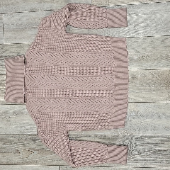 Paige Size Medium Wild Rose Lorilee Cold Shoulder Sweater NWT - Picture 9 of 9